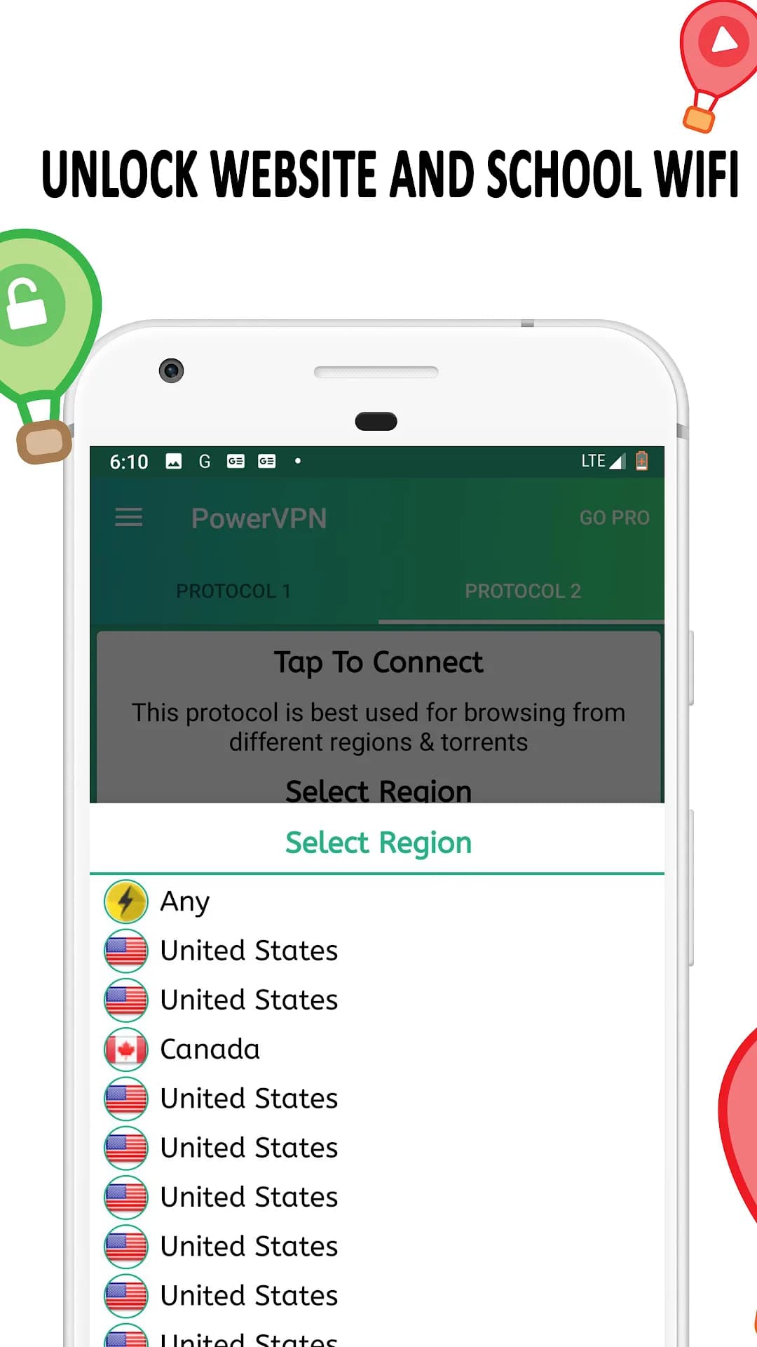 Power VPN مهكر — لقطة شاشة 5
