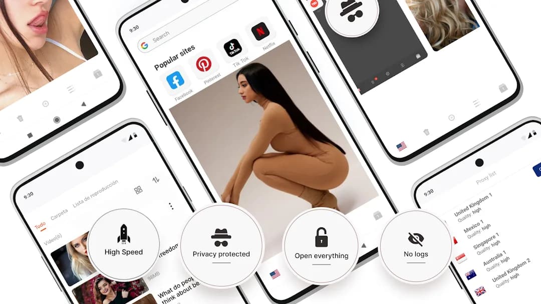 Proxy Browser مهكر — لقطة شاشة 1