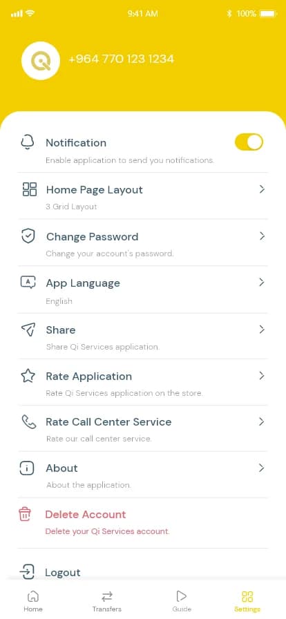Qi Services مهكر — لقطة شاشة 8