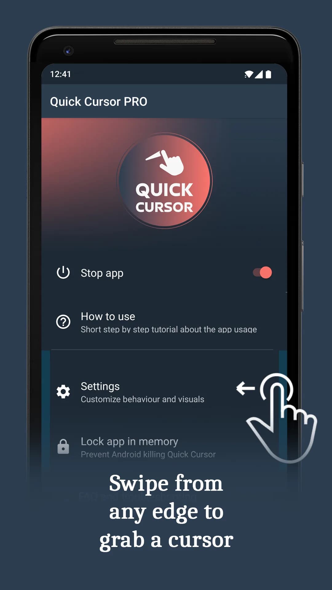 Quick Cursor مهكر — لقطة شاشة 2