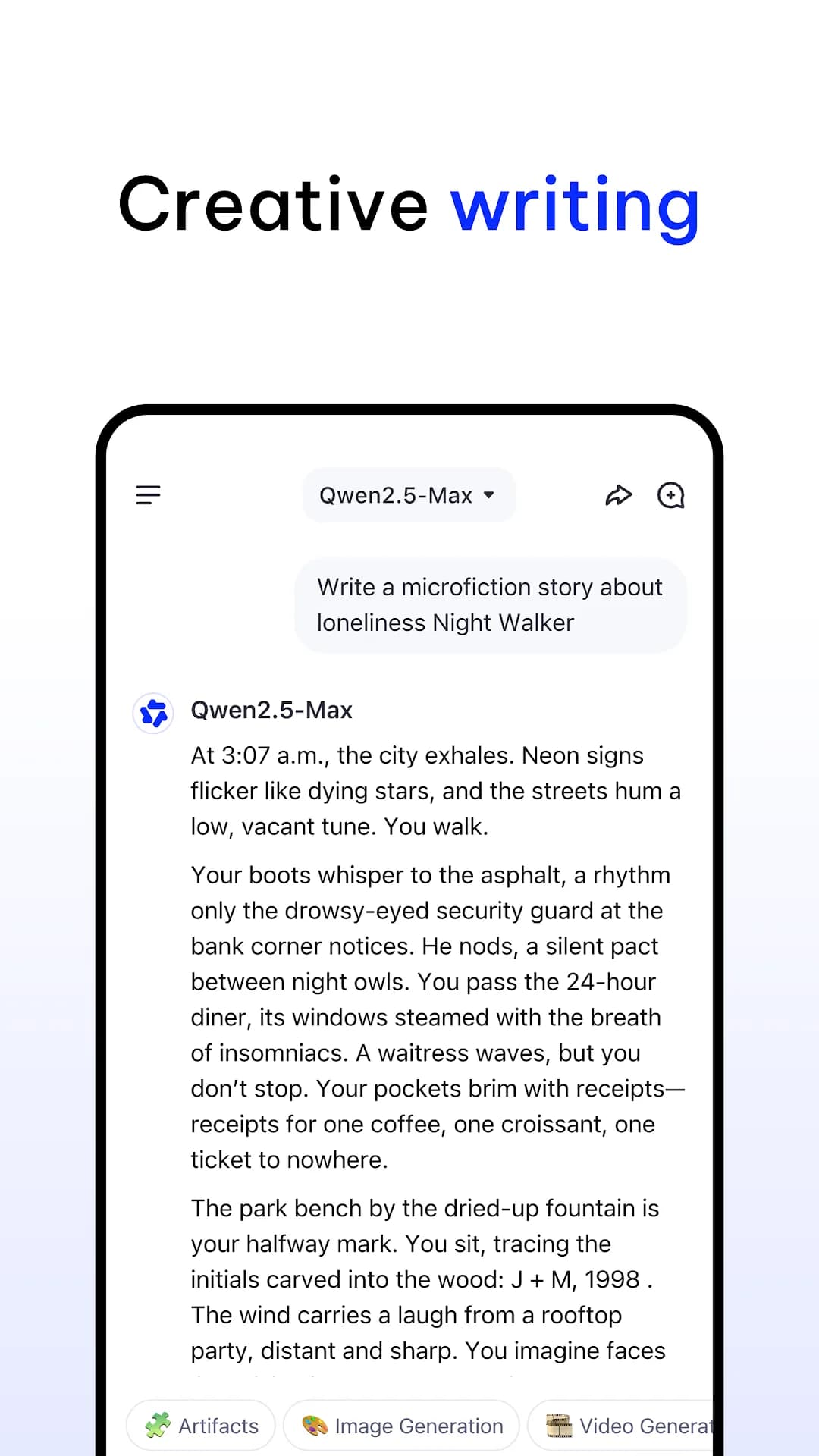 Qwen Chat Ai مهكر — لقطة شاشة 4