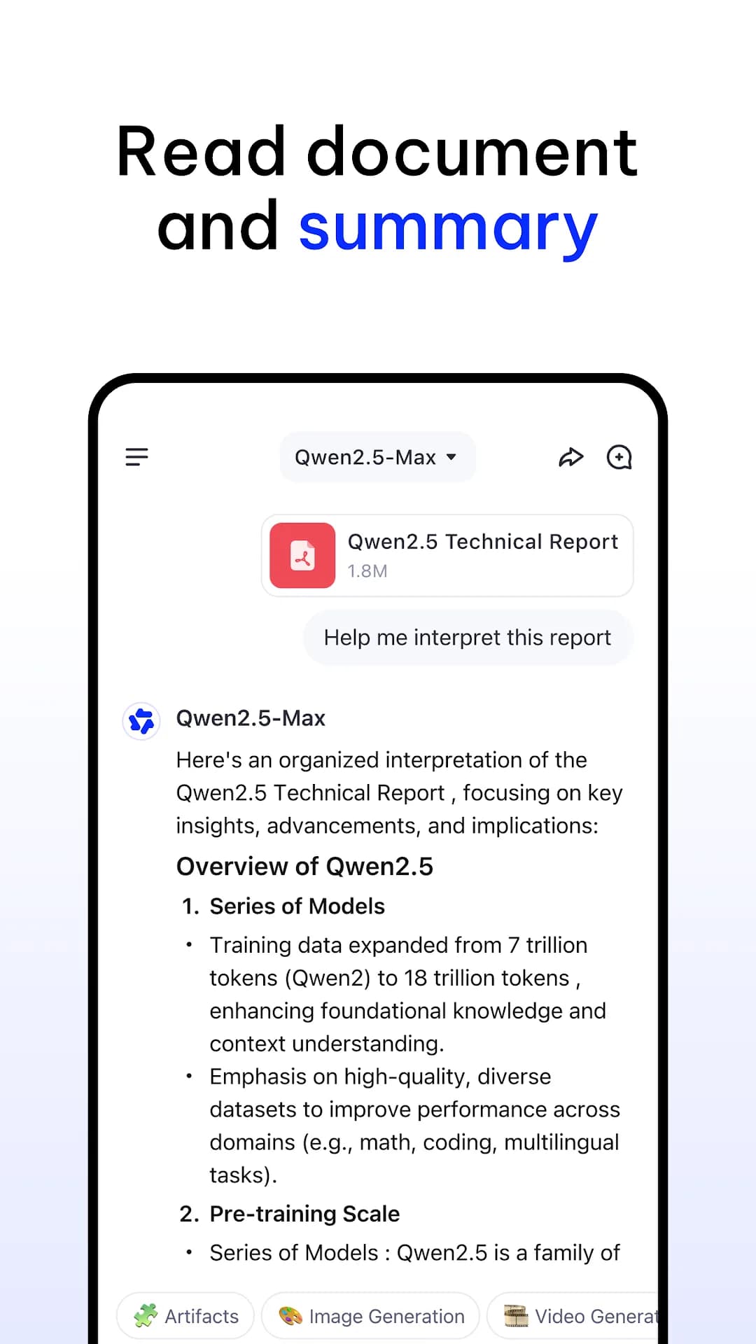 Qwen Chat Ai مهكر — لقطة شاشة 7