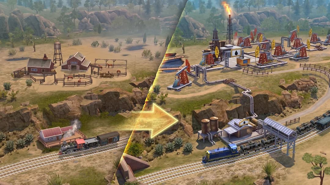 Railroad Empire مهكرة — لقطة شاشة 3