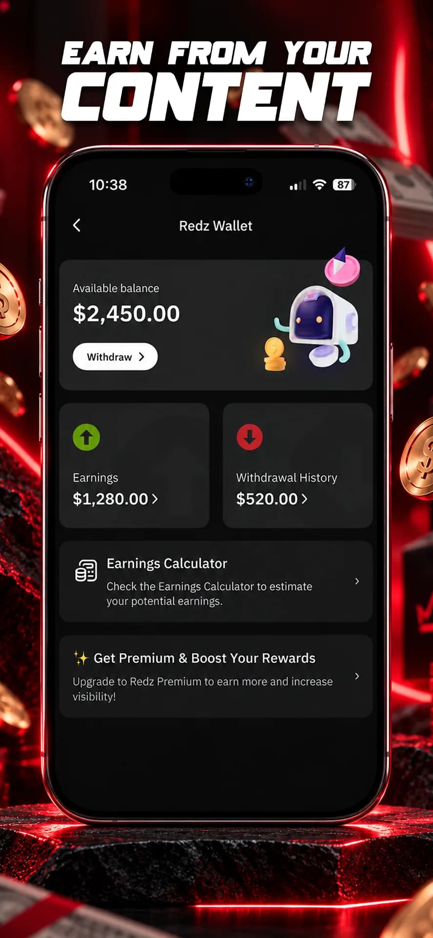 Redz مهكر — لقطة شاشة 4