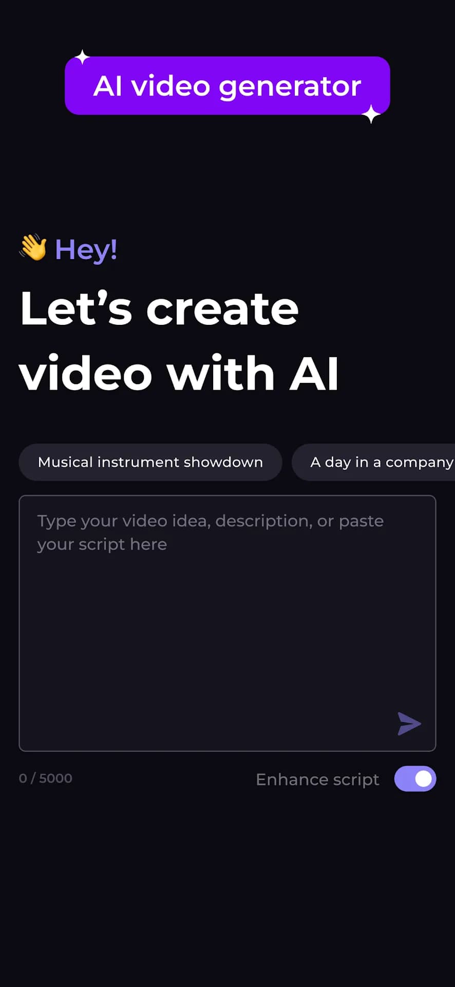 Renderforest مهكر — لقطة شاشة 1