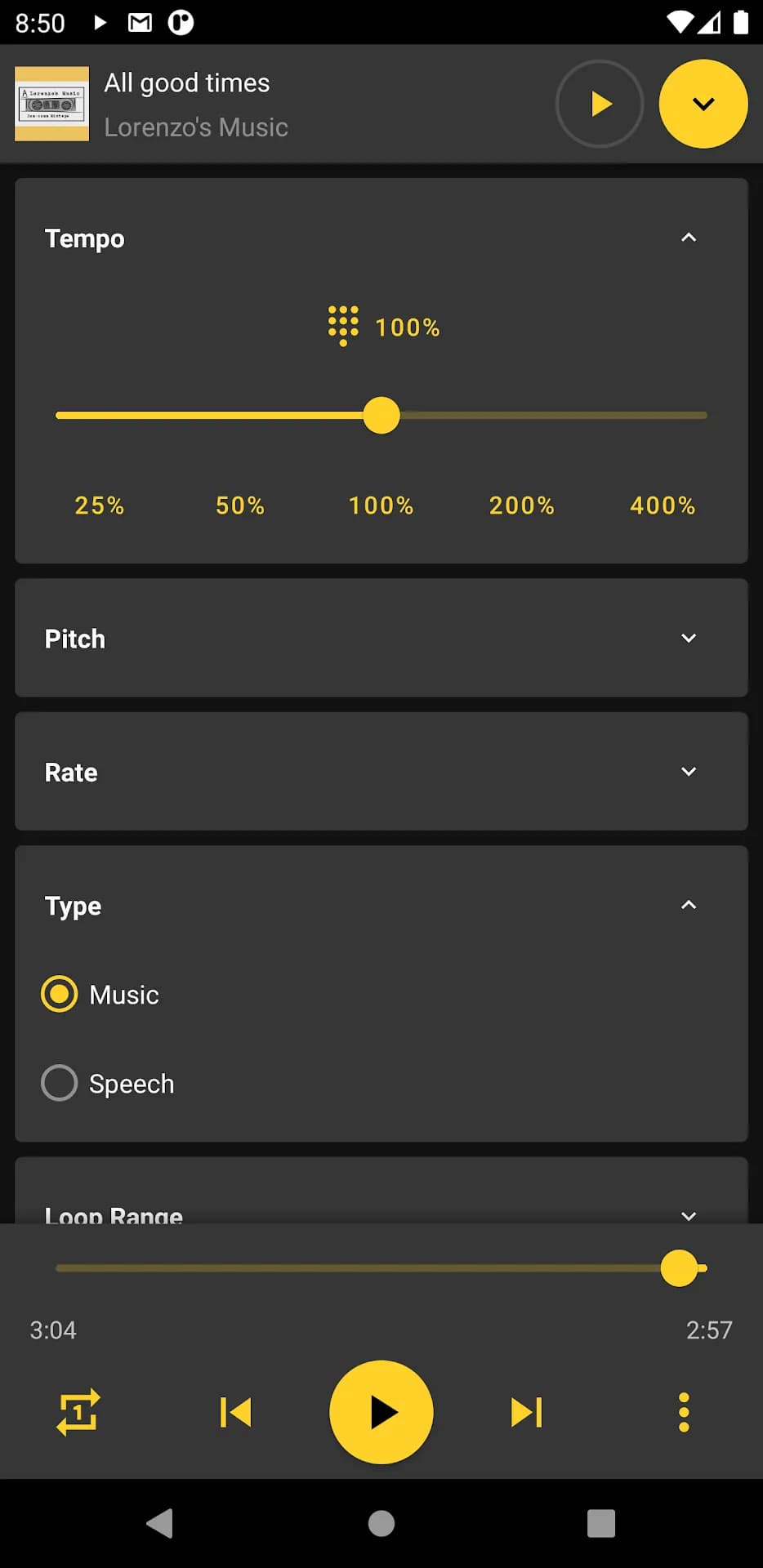 Reverse Music Player مهكر — لقطة شاشة 3