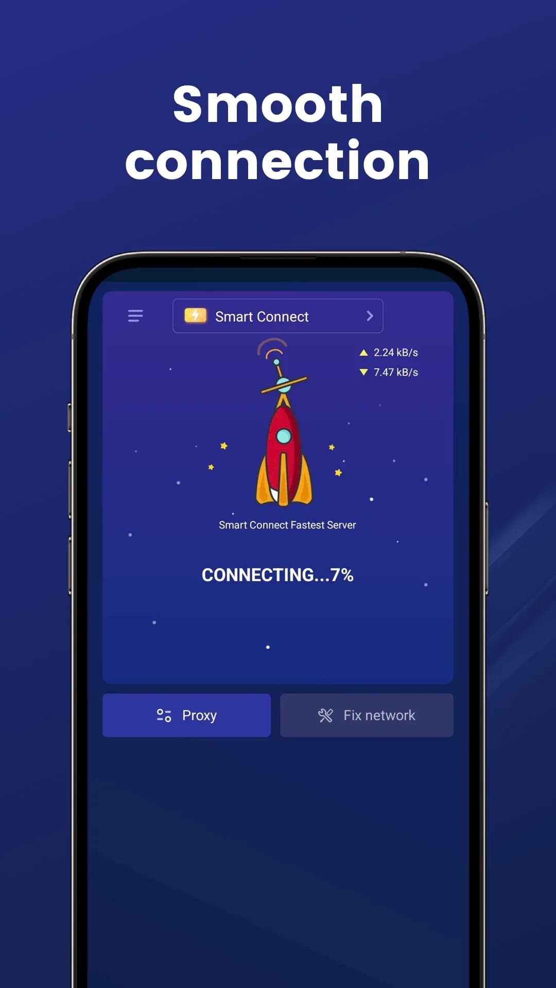 Rocket VPN مهكر — لقطة شاشة 2