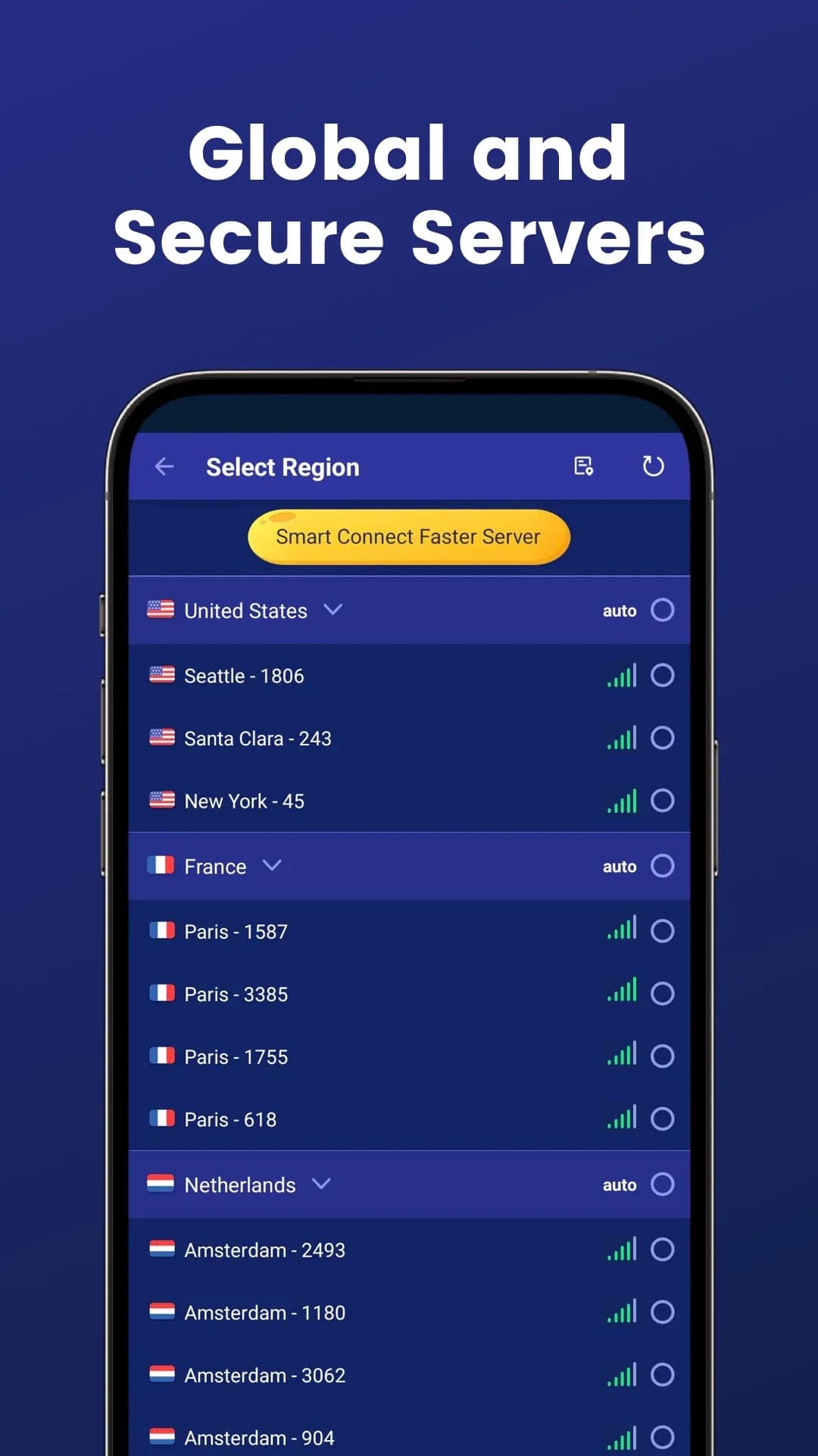 Rocket VPN مهكر — لقطة شاشة 3