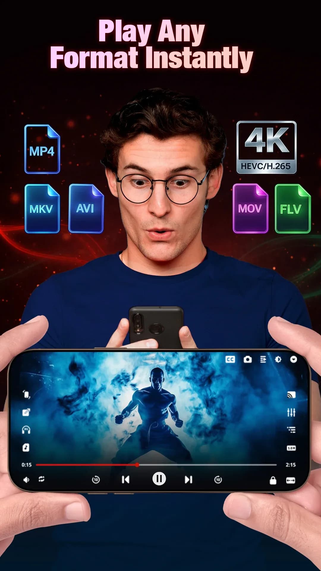 Rocks Player مهكر — لقطة شاشة 1