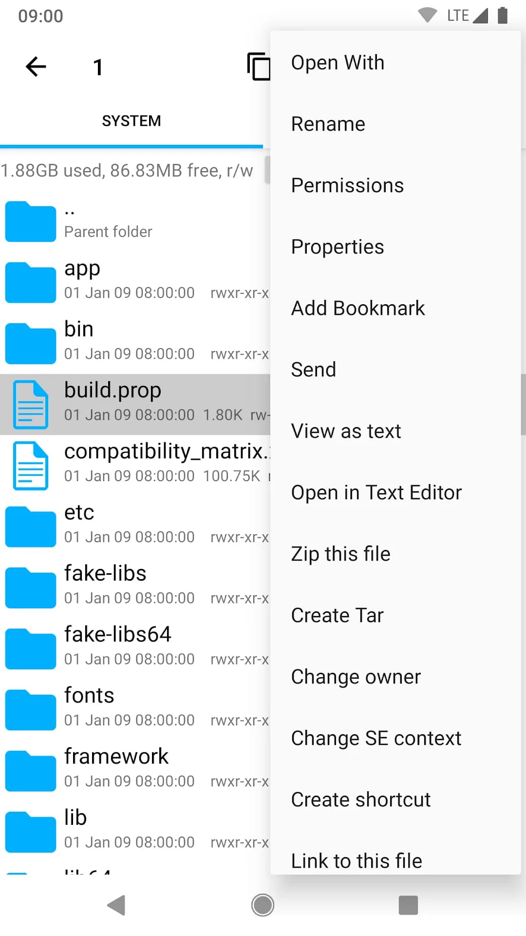 Root Explorer مهكر — لقطة شاشة 7