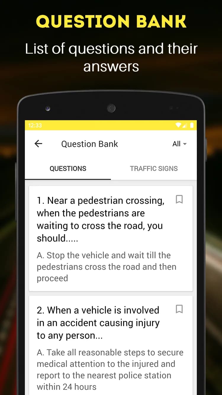 RTO Exam MOD — Screenshot 2