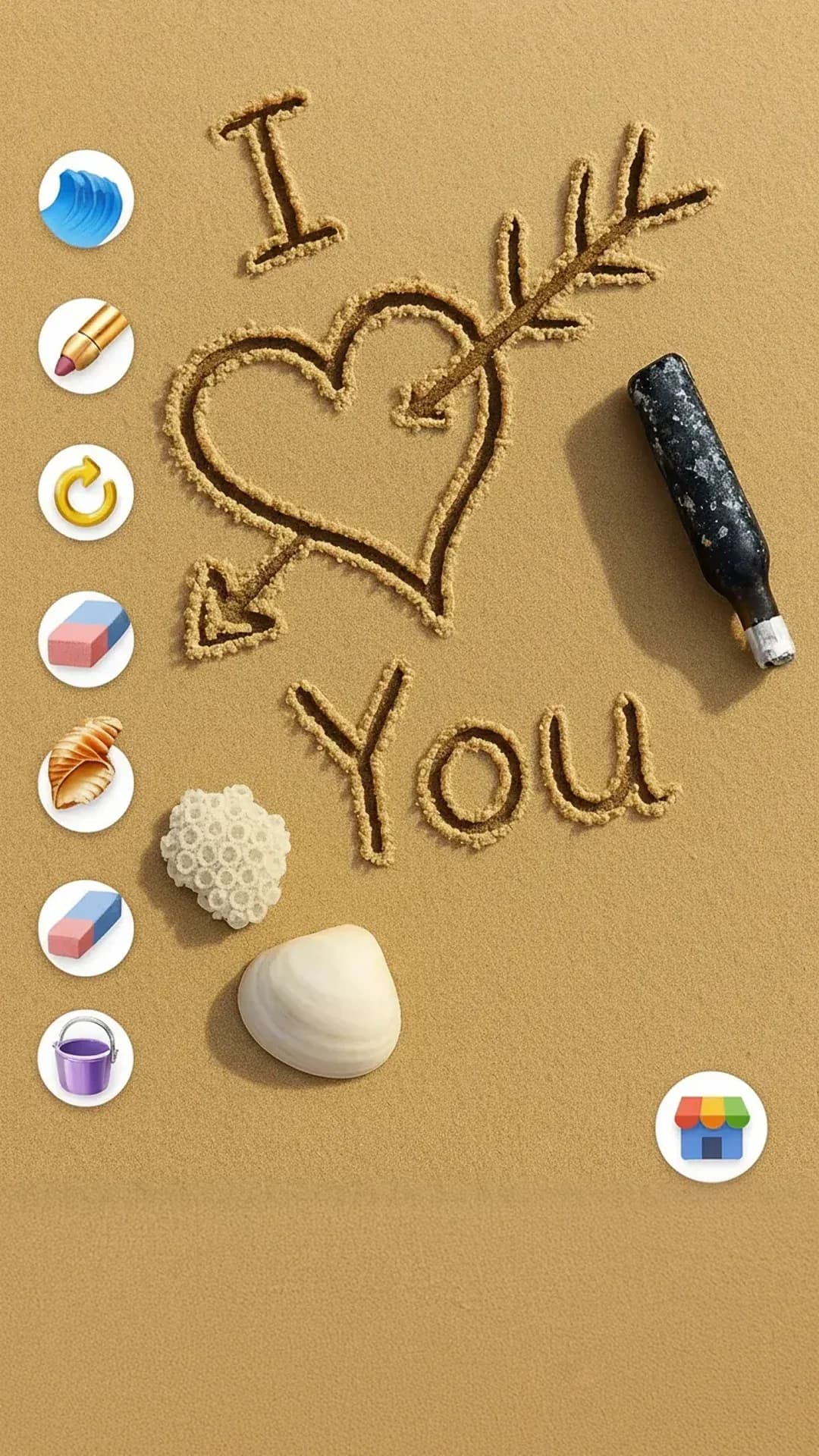Sand Draw مهكر — لقطة شاشة 1