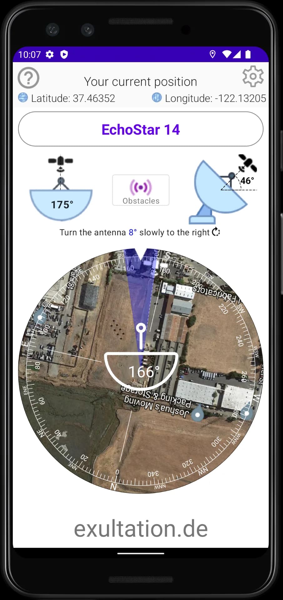 Satellite Finder مهكر — لقطة شاشة 2