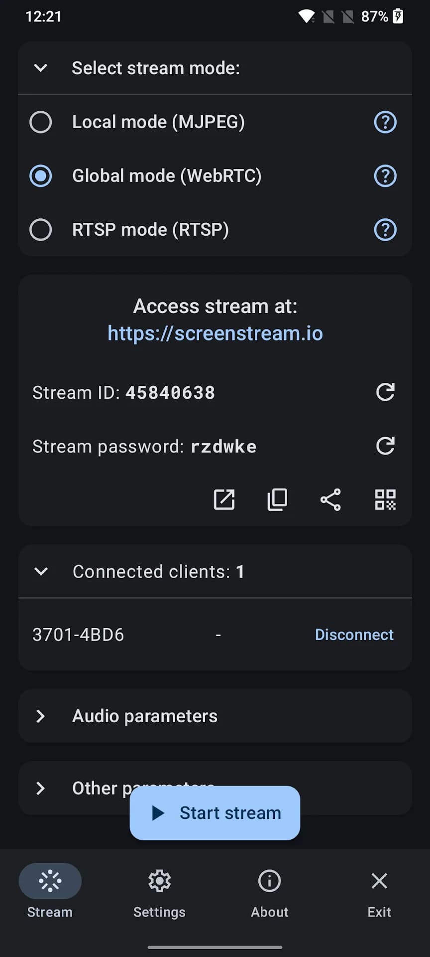 Screen Stream مهكر — لقطة شاشة 5