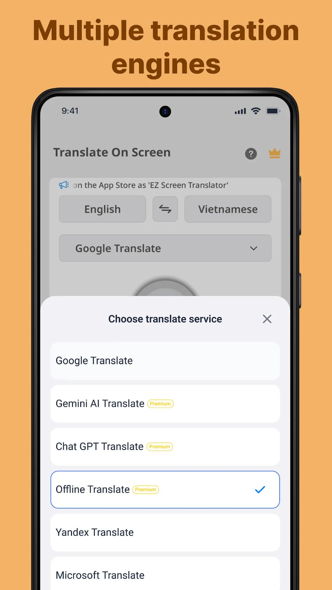 Screen Translate مهكر — لقطة شاشة 5