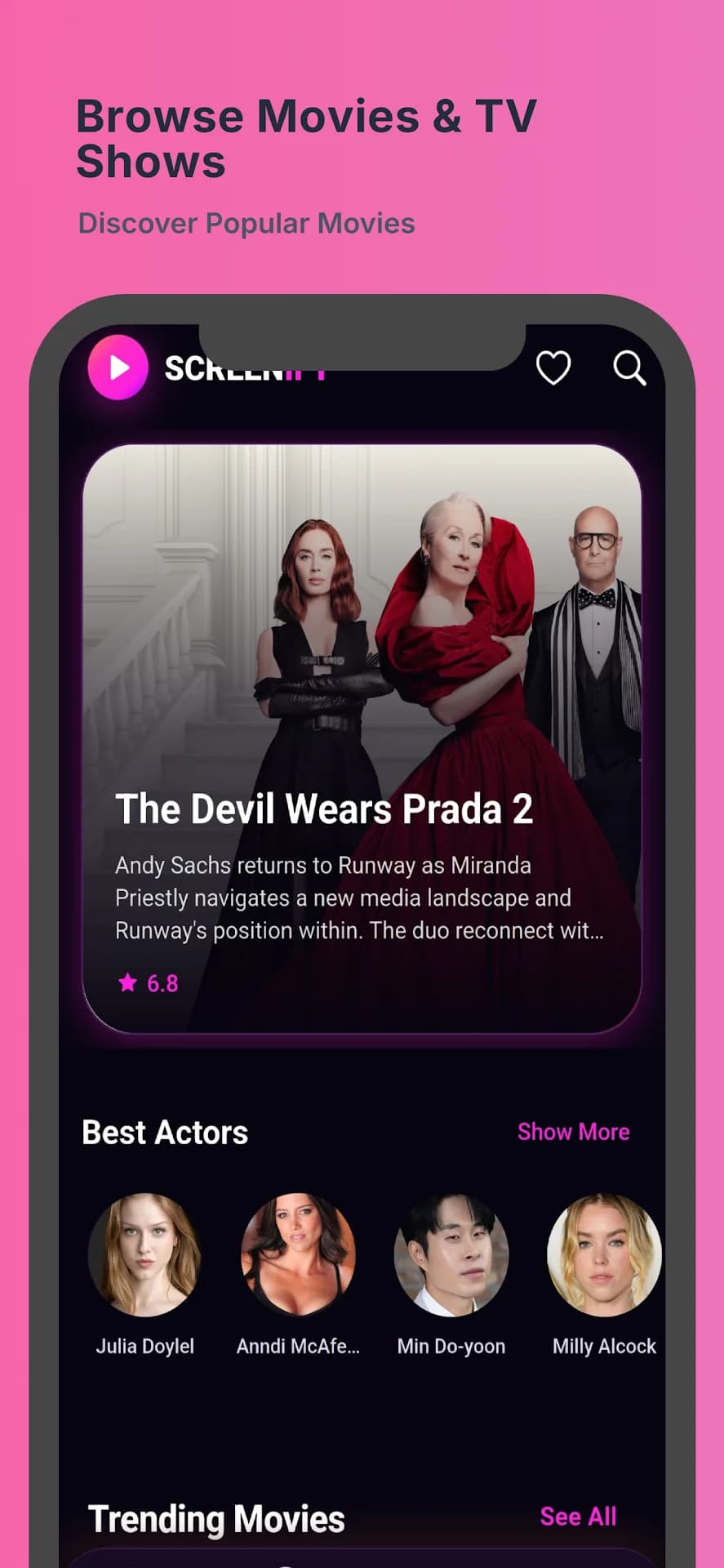 Screenify TV Plus مهكر — لقطة شاشة 1