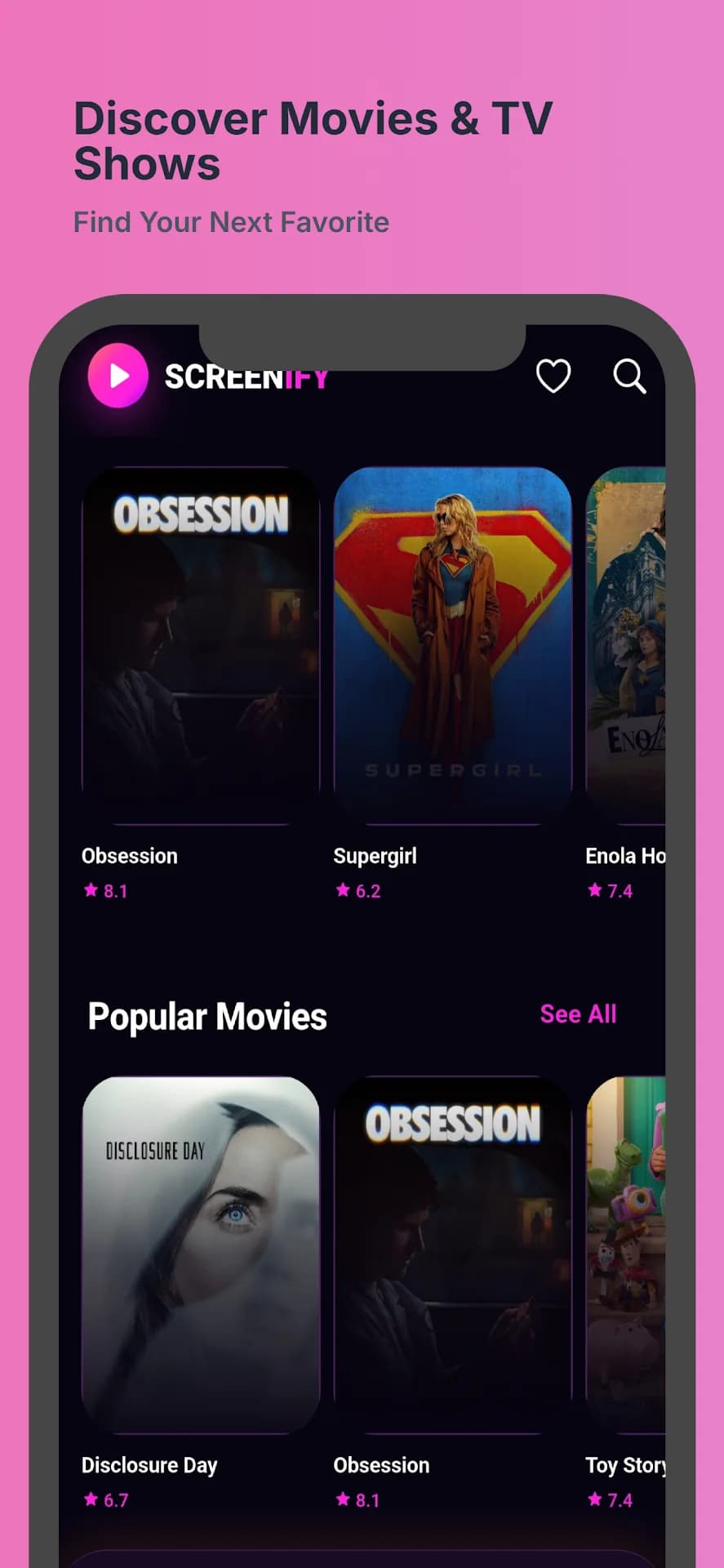 Screenify TV Plus مهكر — لقطة شاشة 2