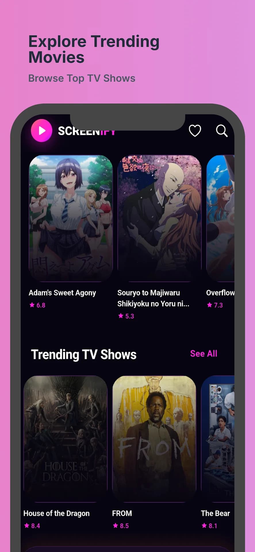 Screenify TV Plus مهكر — لقطة شاشة 3