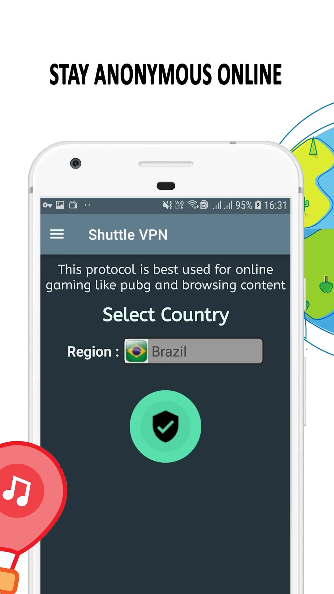 Shuttle VPN مهكر — لقطة شاشة 2