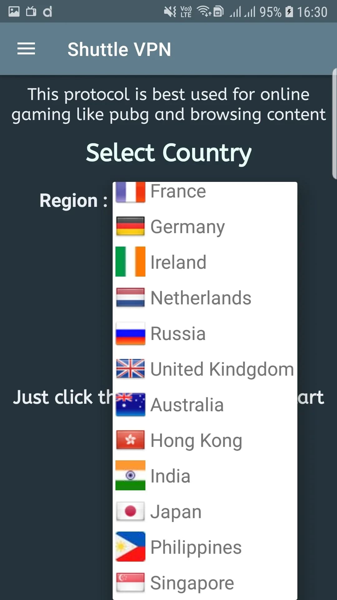 Shuttle VPN مهكر — لقطة شاشة 6