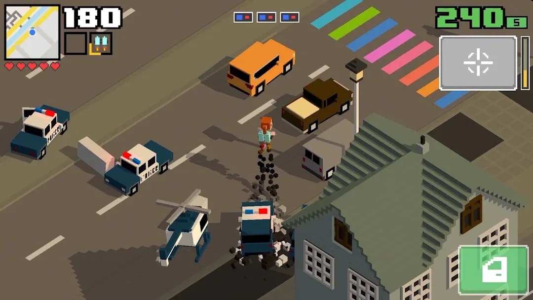 Smashy Road: Wanted 2 Mod — Screenshot 1