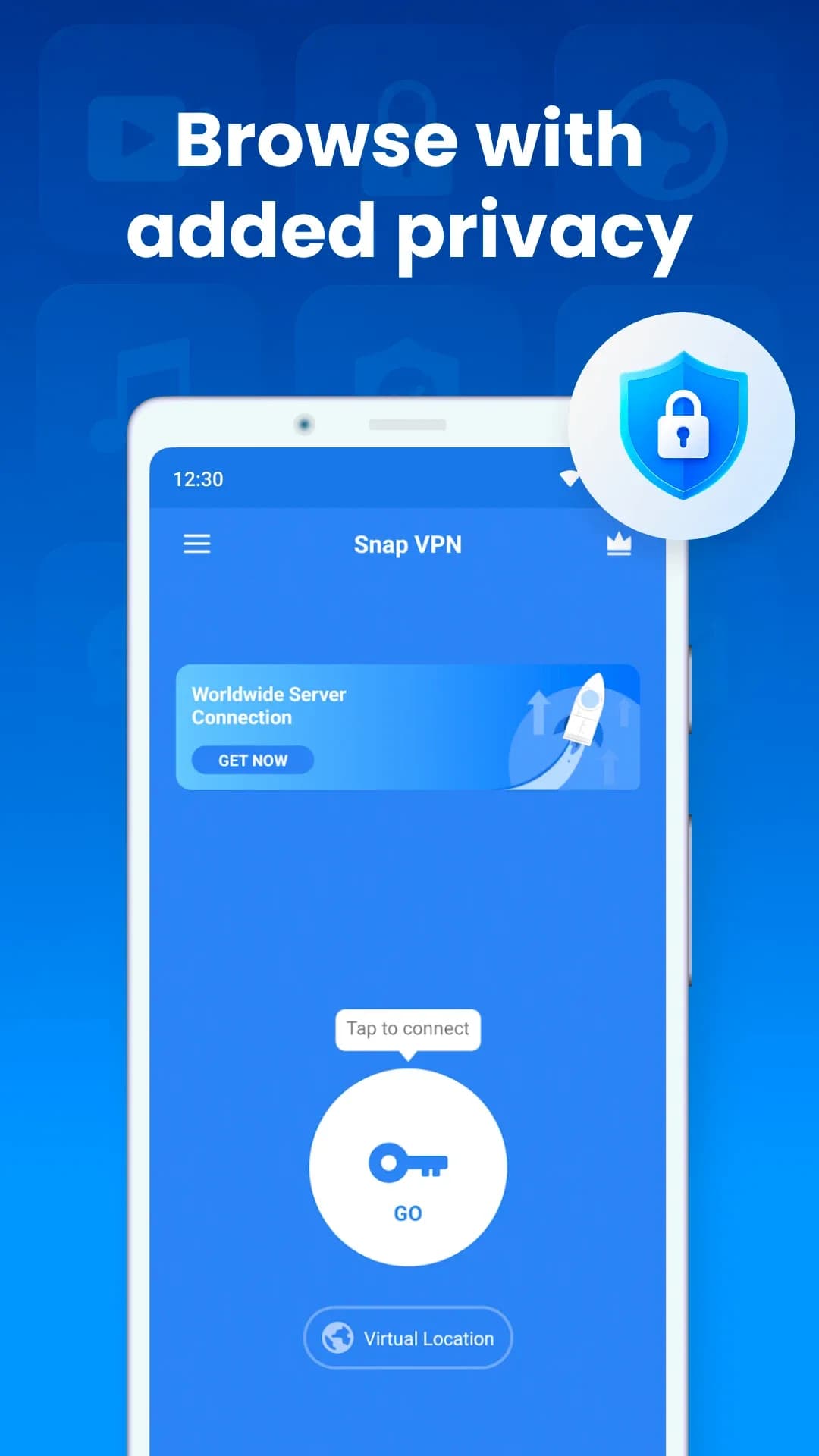Snap VPN مهكر — لقطة شاشة 1