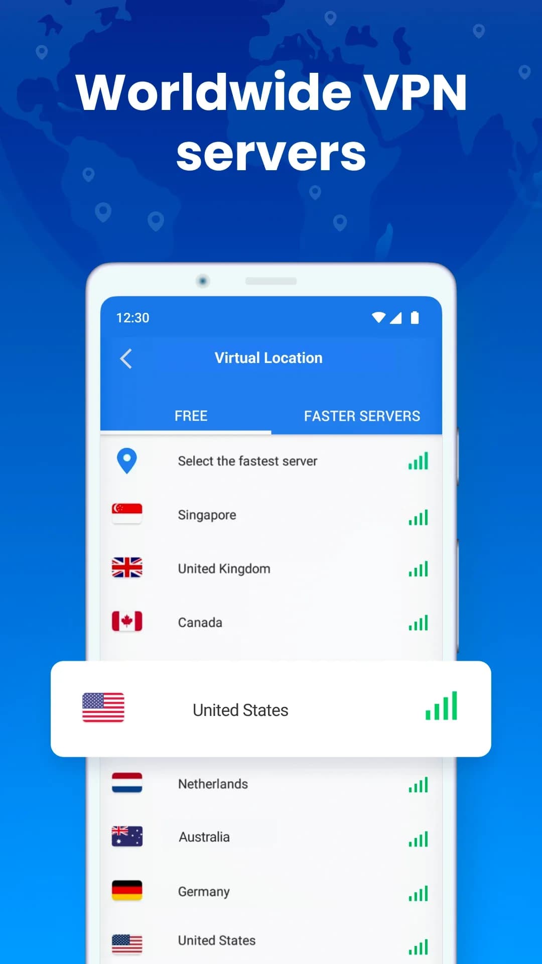 Snap VPN مهكر — لقطة شاشة 2