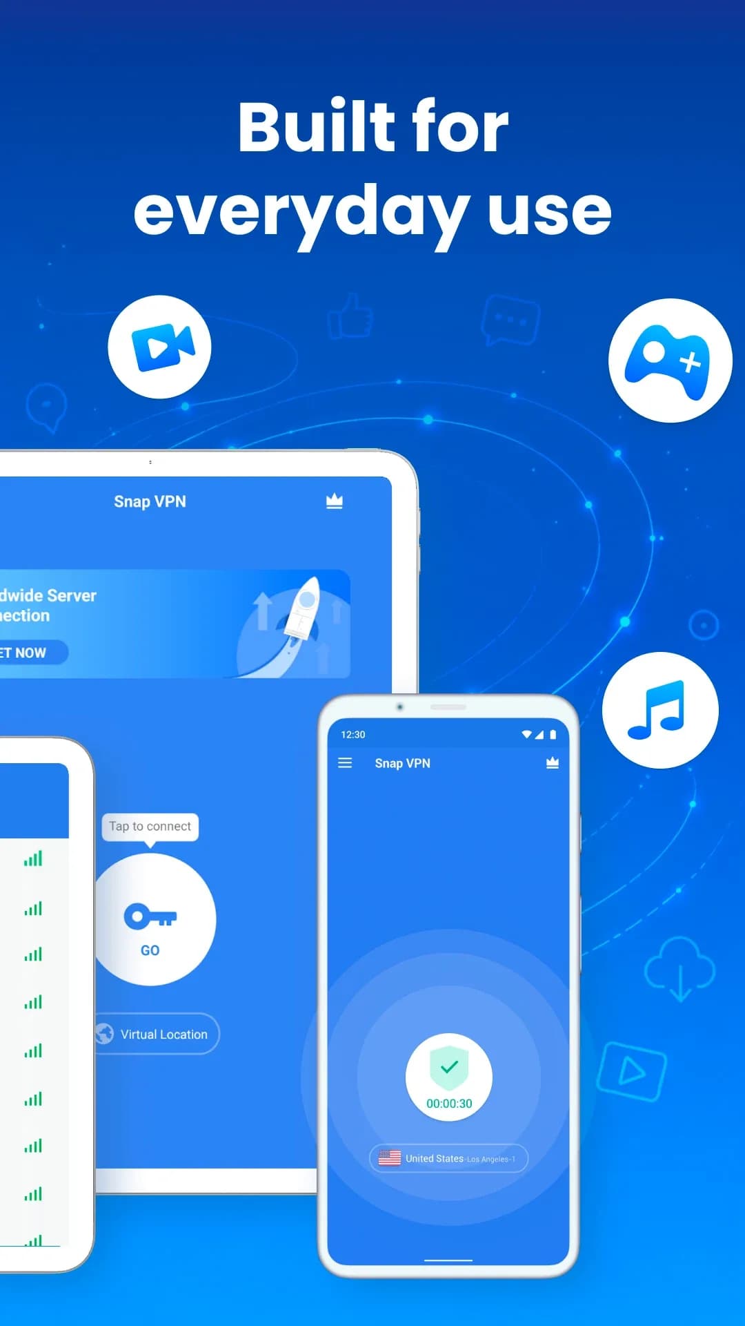 Snap VPN مهكر — لقطة شاشة 6