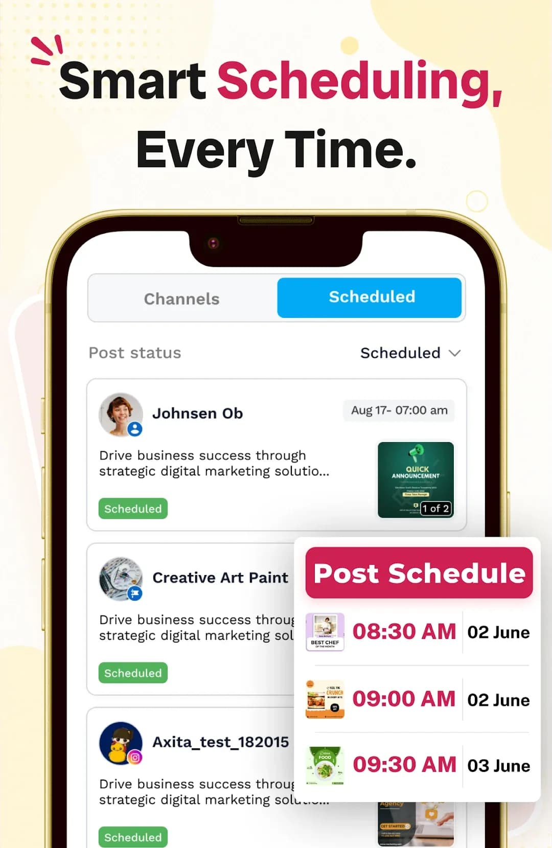 Social Maker مهكر — لقطة شاشة 4