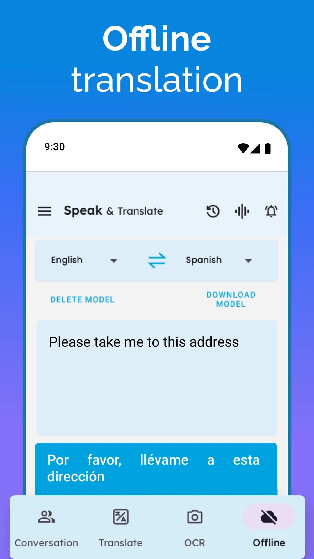 Speak and Translate Languages مهكر — لقطة شاشة 3
