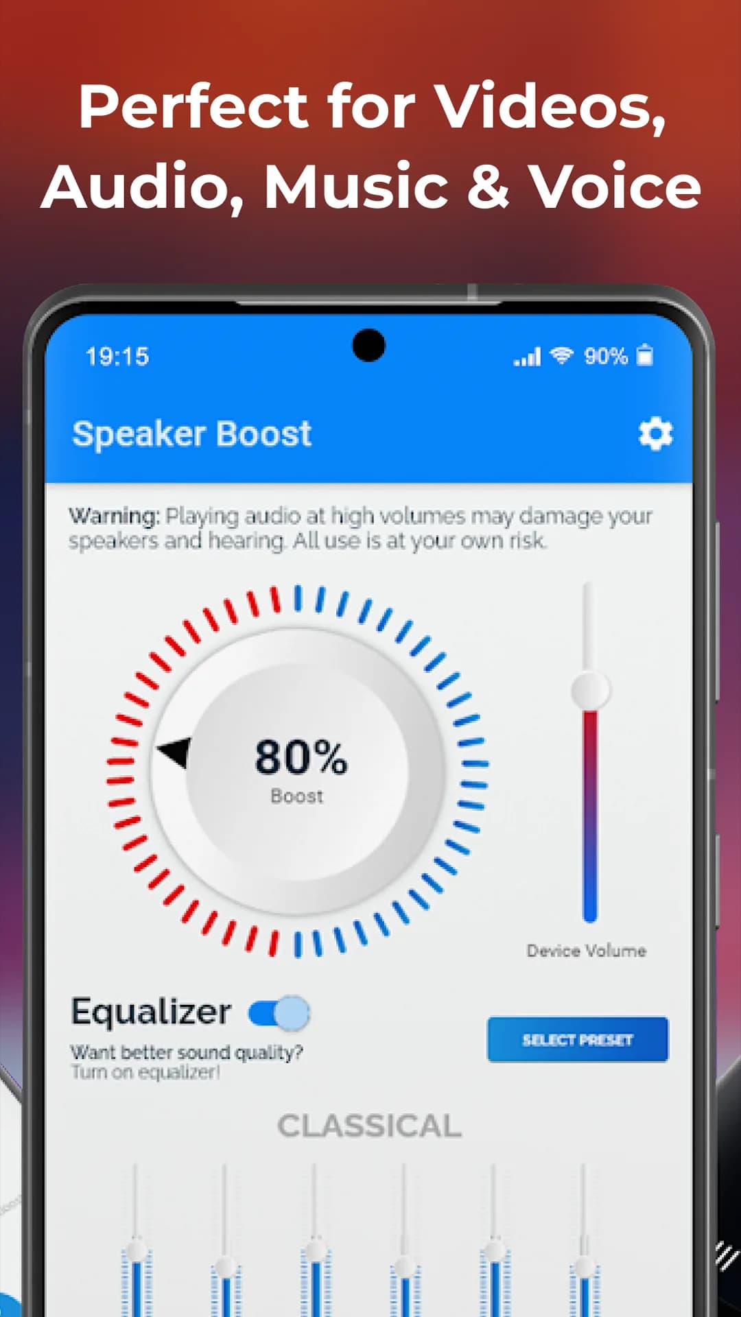 Speaker Booster مهكر — لقطة شاشة 2