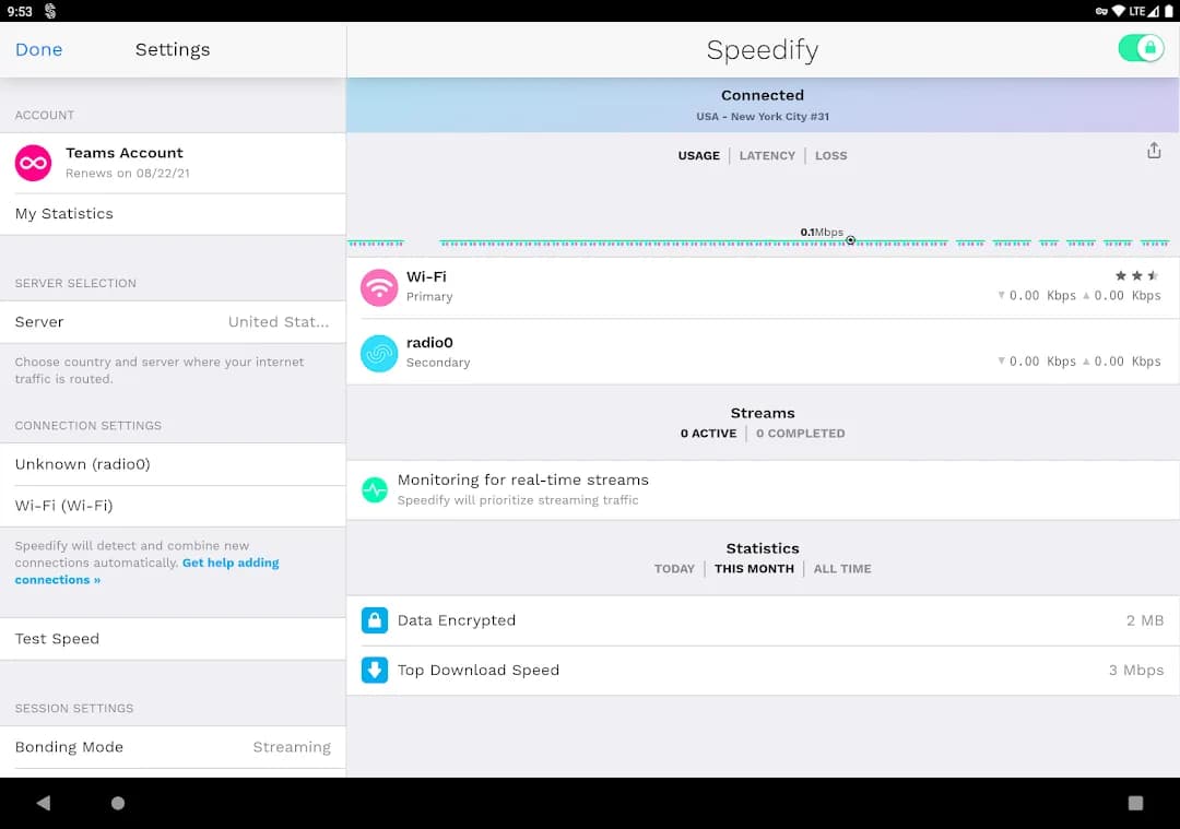 Speedify مهكر — لقطة شاشة 7