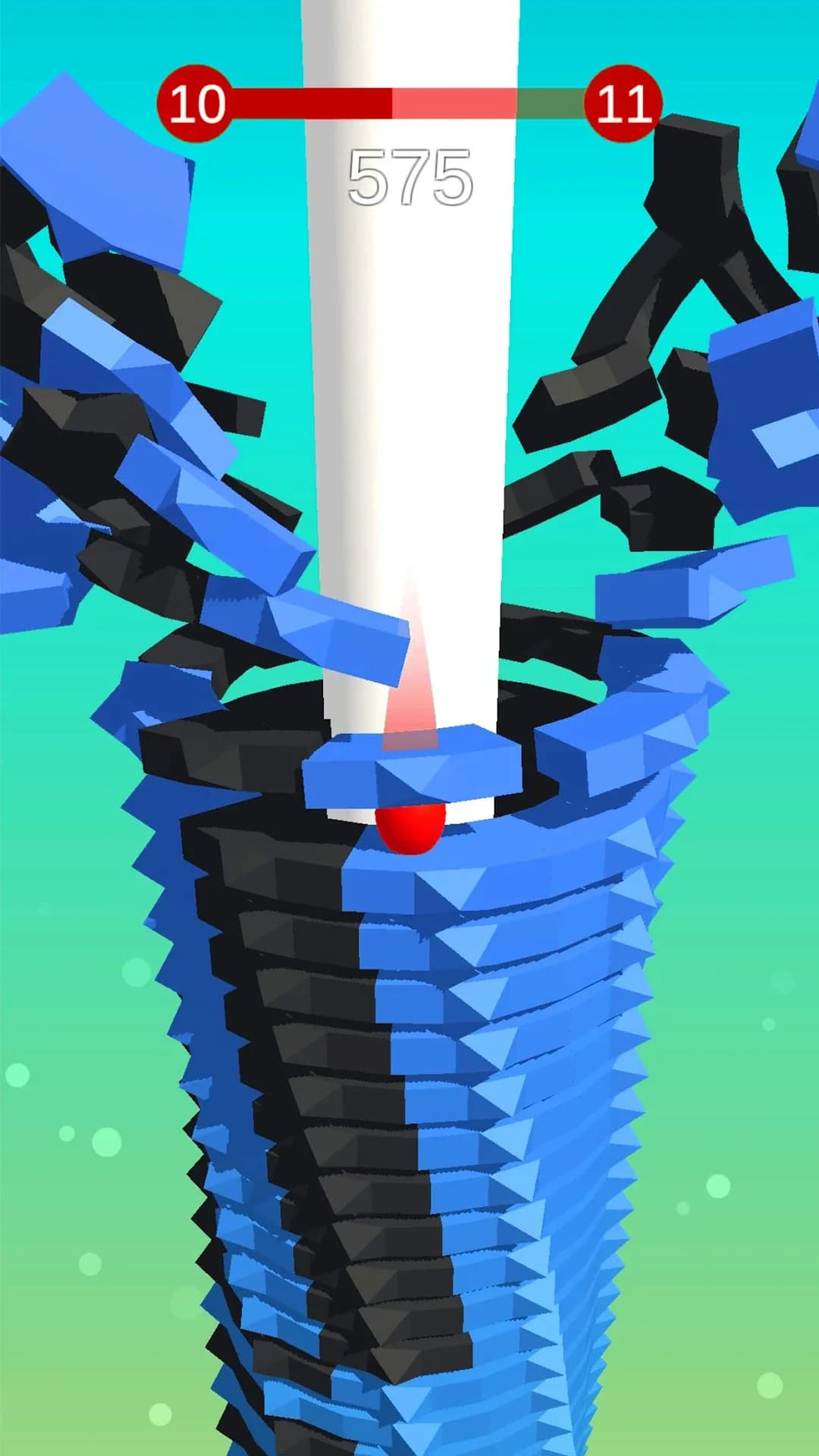 Drop Stack Ball مهكرة — لقطة شاشة 1
