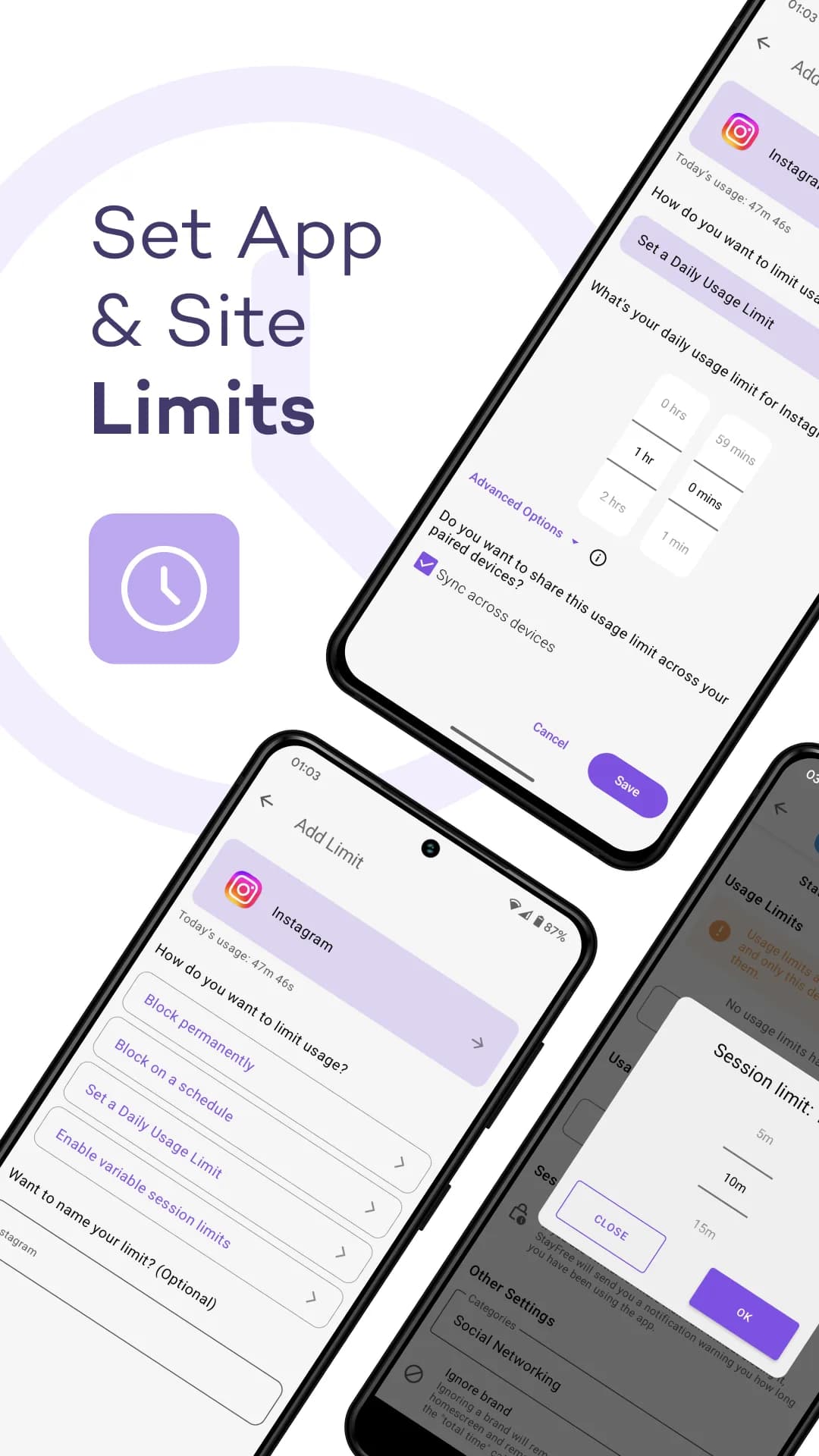 Stayfree Pro مهكر — لقطة شاشة 3