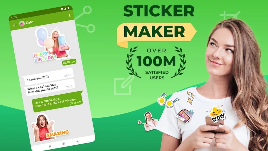 Sticker Creator مهكر — لقطة شاشة 7