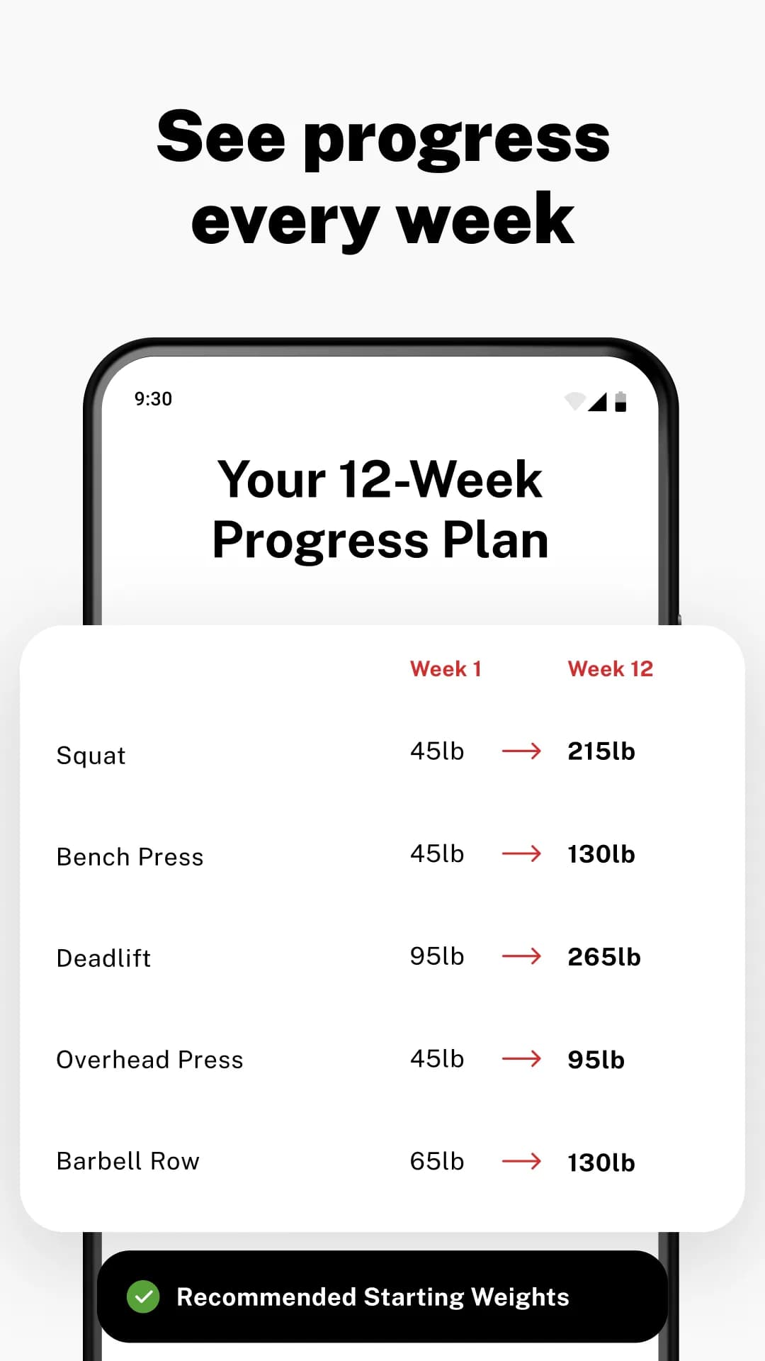 Stronglifts 5×5 Workout مهكر — لقطة شاشة 5