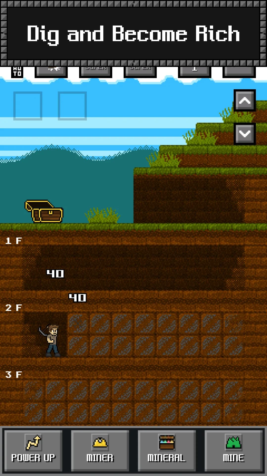 Super Miner: Grow Miner مهكر — لقطة شاشة 1