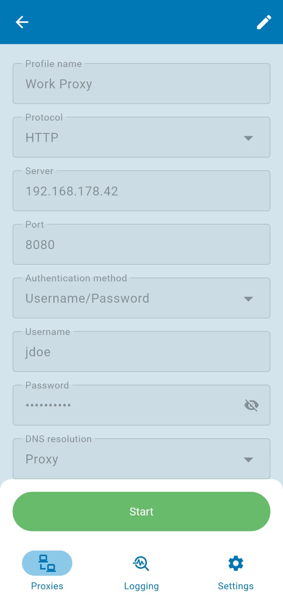 Super Proxy مهكر — لقطة شاشة 2