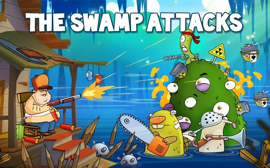 Swamp Attack مهكرة — لقطة شاشة 6