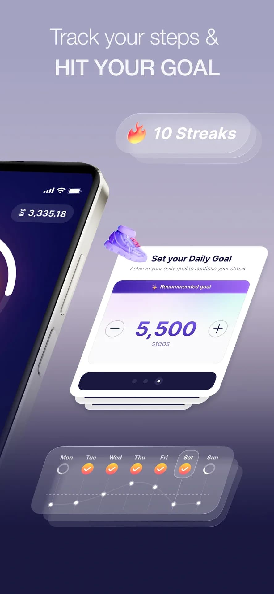 Sweatcoin مهكر — لقطة شاشة 2