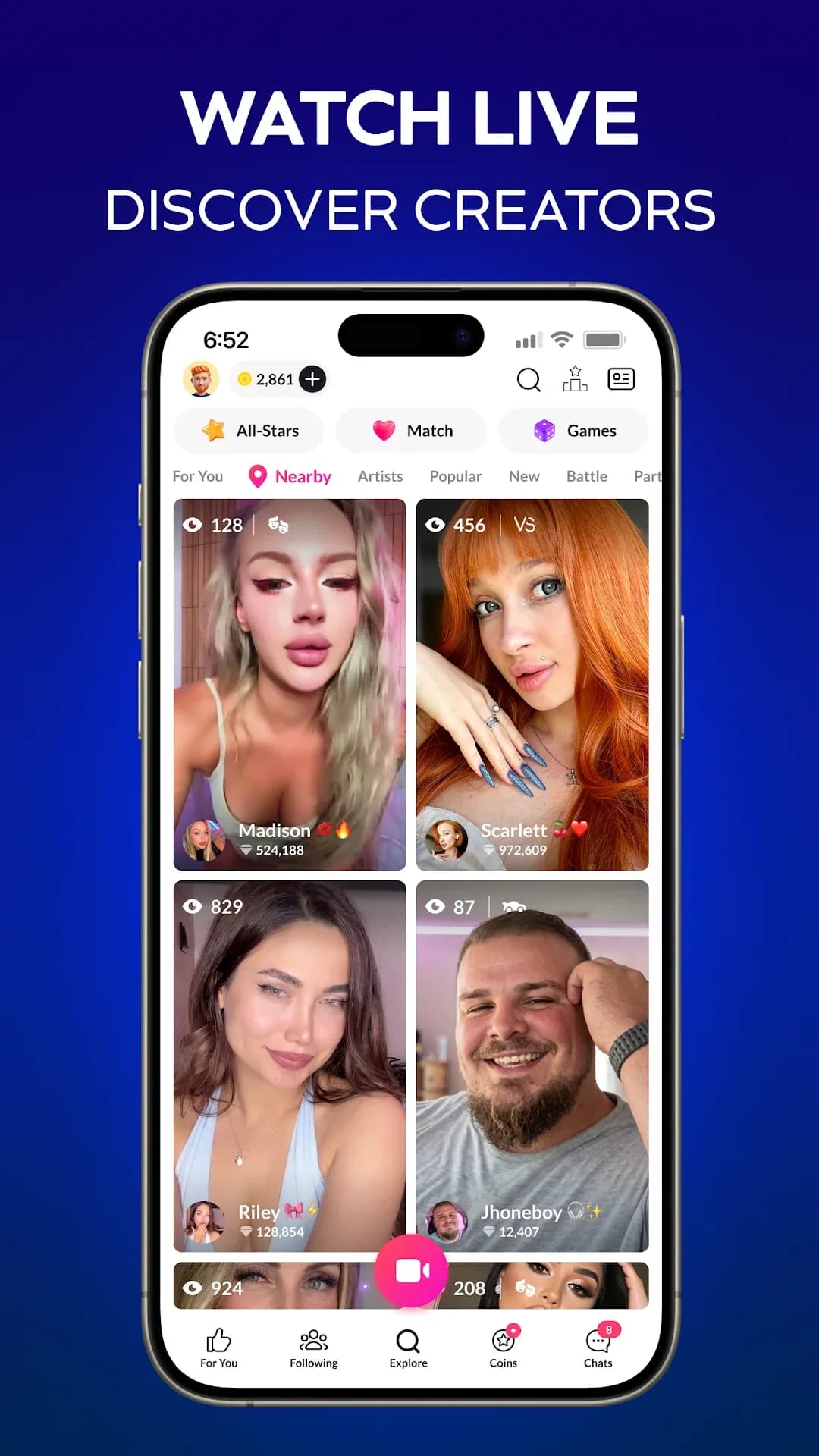 Tango Live مهكر — لقطة شاشة 4