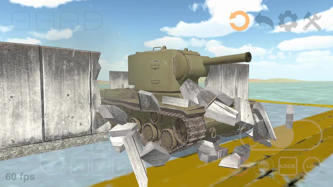 Tank Physics Mobile مهكر — لقطة شاشة 1