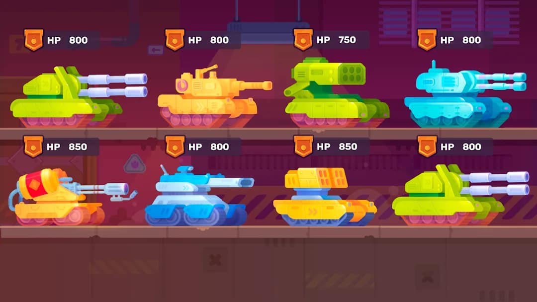 Tank Stars مهكرة — لقطة شاشة 1