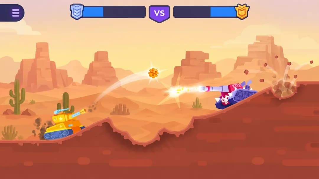 Tank Stars مهكرة — لقطة شاشة 2