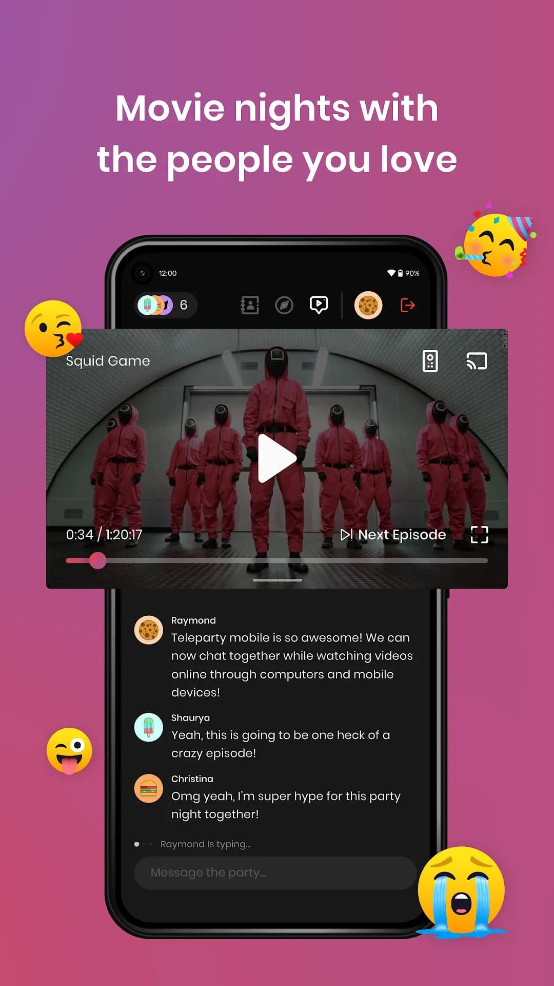 Teleparty Watch Parties مهكر — لقطة شاشة 3