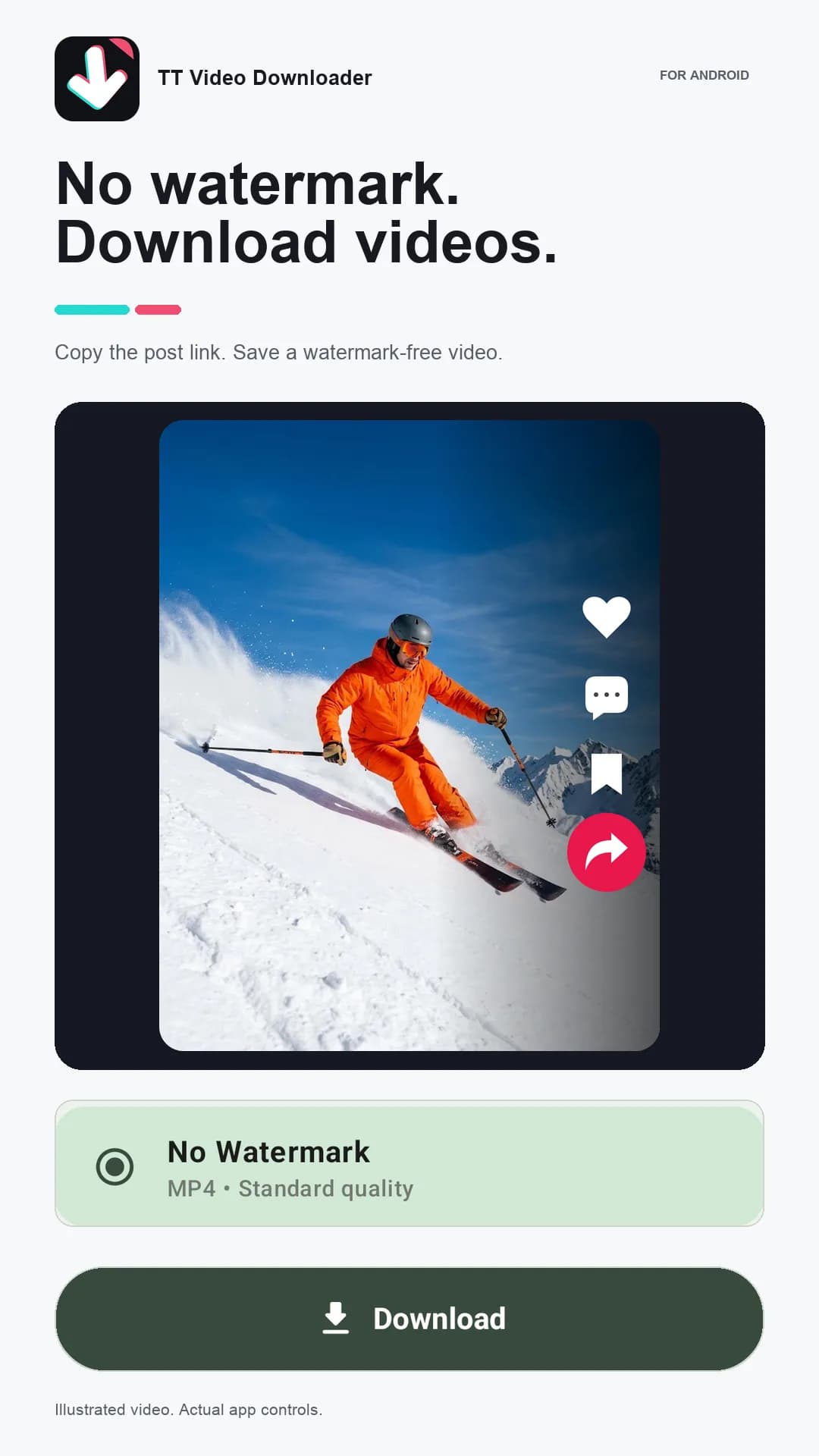 TikSaver مهكر — لقطة شاشة 1
