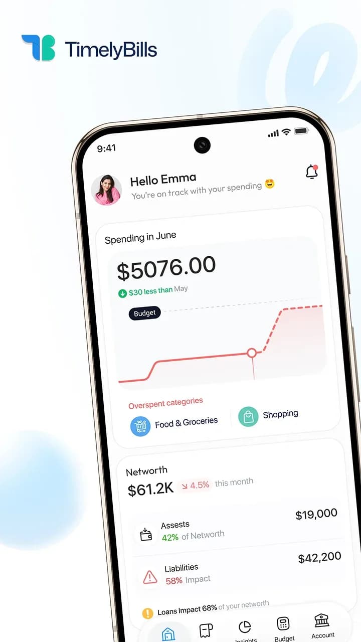 TimelyBills مهكر — لقطة شاشة 1