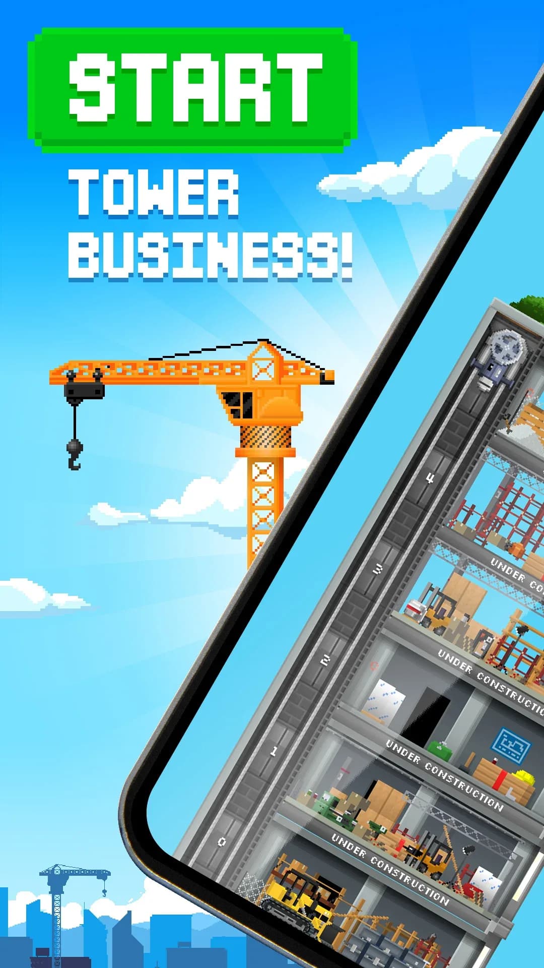 Tiny Tower مهكرة — لقطة شاشة 1