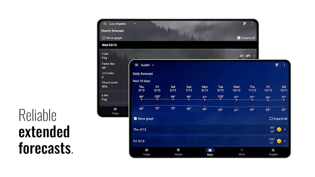 Transparent Weather مهكر — لقطة شاشة 8