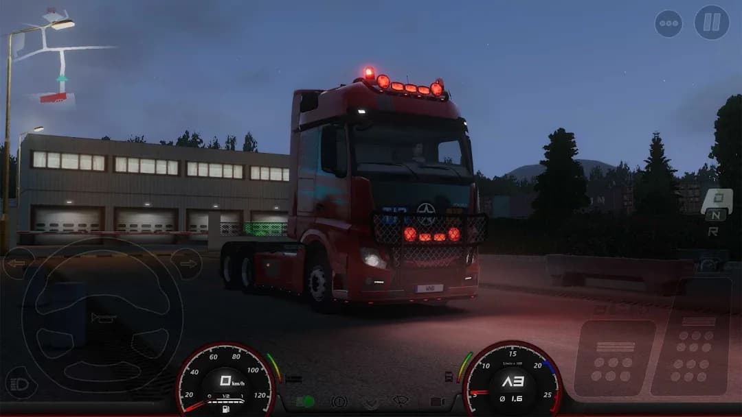 Truck Simulator Europe 2018 مهكرة — لقطة شاشة 2